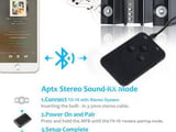 2 в 1 безжичен bluetooth (блутут) аудио приемник и предавател