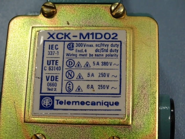 Изключвател Telemecanique XCK-M1D02 Енергетика, На дребно - град Пловдив | Промишлено Оборудване - снимка 6