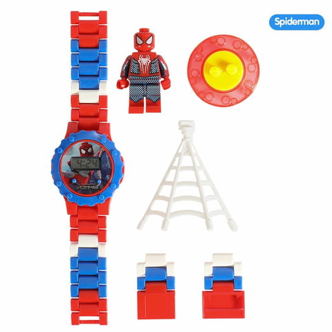Детски часовник с играчка фигурка тип Лего Spiderman, град Радомир | Образователни / Занимателни
