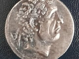 Монета Тетрадрахма на Евтидем I, Гръко-Бактрийско царство - РЕПЛИКА