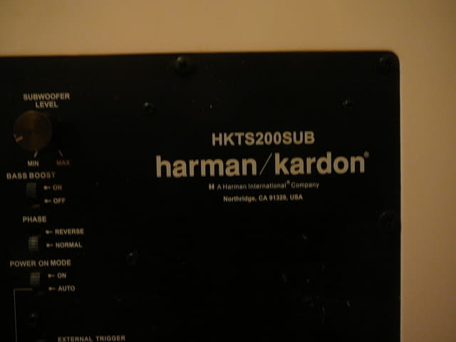 Harman kardon hkts 200 sub - град Пазарджик | Ресийвъри / Усилватели - снимка 8