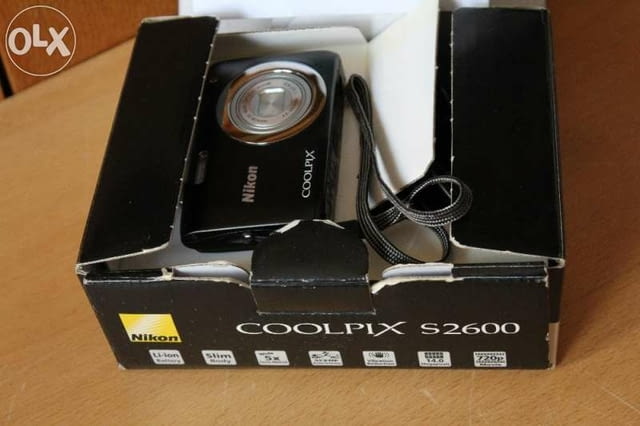 HD Nikon Colpix S2600 14MP фотоапарат като нов, city of Vidin | Photo Cameras - снимка 2