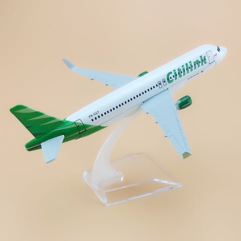 Еърбъс 320 самолет модел макет Citilink метален A320 нискотарифни полети лайнер пътници - снимка 4