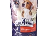 Суха храна за кучета Club 4 Paws Premium Adult Dog Medium Breeds, Патица, 14 кг.