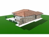 Парцел с разрешение за строеж на просторна едноетажна къща - на 8 км от гр. Сандански