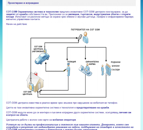 СОТ-GSM Охранителна техника и технологии, град Видин | Охранителни услуги и оборудване - снимка 2