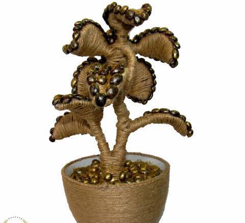 Сувенир - Декоративно цвете с кафе - 30 см - град София | Други - снимка 5