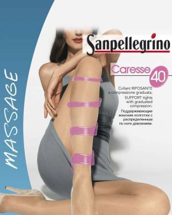 Sanpellegrino 40den черни, сиви, телесни, лешник масажиращи стягащи чорапогащници 40-102кг Санпелегрино - снимка 1