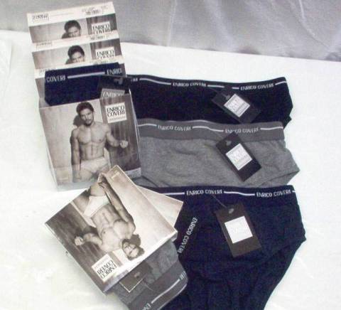 Enrico Coveri M, L, XL, XXL черни, сиви памучни мъжки слипове мъжко бельо памучен мъжки слип - снимка 2