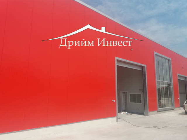 Ново термопанелно Хале 300кв.м. - град Пловдив | Складове - снимка 1