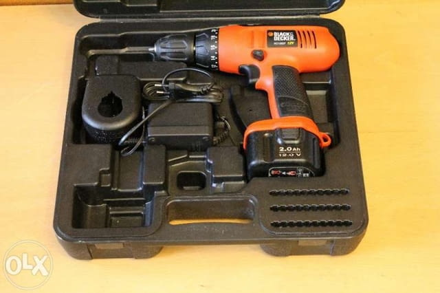 Винтоверт дрелка двускоростна професионална Black & Decker 12V - снимка 2