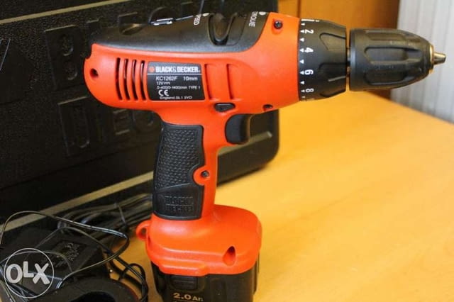 Винтоверт дрелка двускоростна професионална Black & Decker 12V - снимка 8