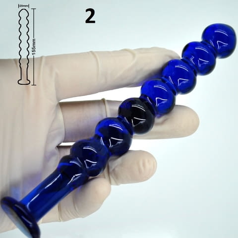 Стъклено дилдо Ice pleasure Анални дилда - град София | Sex Shops - снимка 3