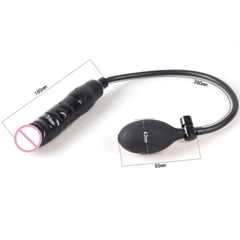 Различни видове Анални надуваеми разширители с помпа Elvis Black - снимка 3