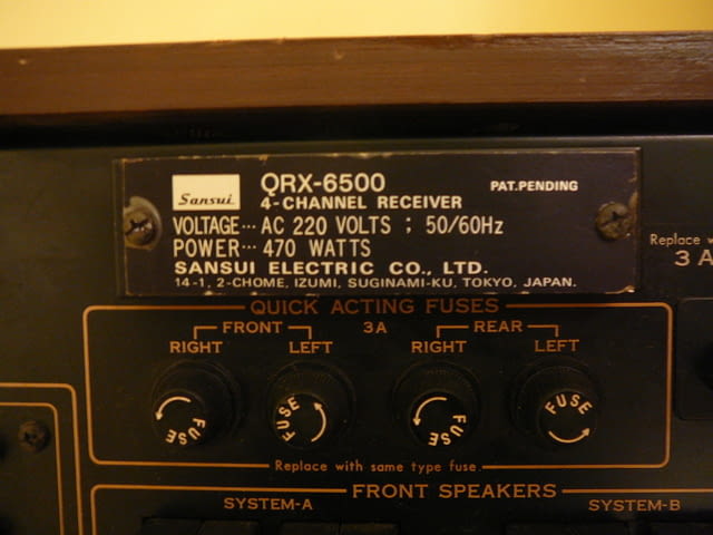 Sansui qrx-6500 - град Пазарджик | Ресийвъри / Усилватели - снимка 8