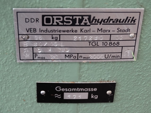 Хидравлична помпа ORSTA TGL-10868 - град Пловдив | Машини / Съоръжения - снимка 8
