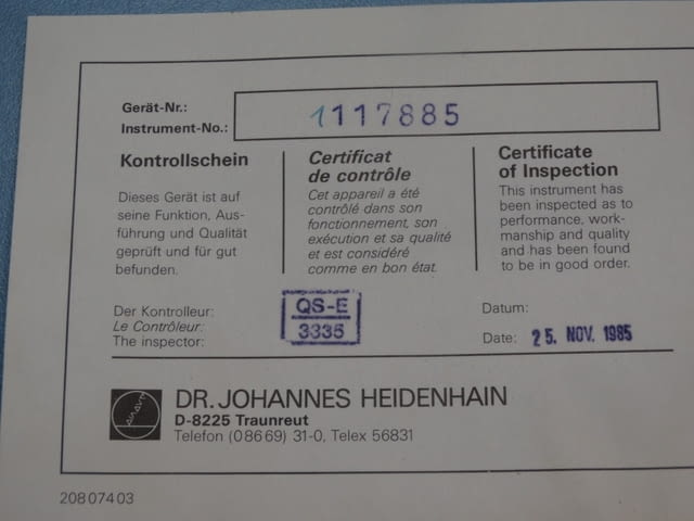 Heidenhain преобразувател EXE 602 B Машиностроене, На дребно - град Пловдив | Промишлено Оборудване - снимка 10