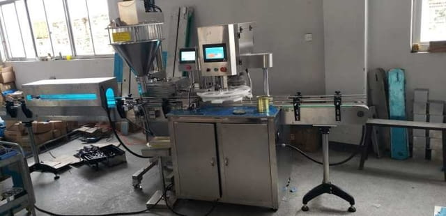 Автоматична затваряща машина за кенове Хранително-вкусова промишленост - град София | Промишлено Оборудване - снимка 1