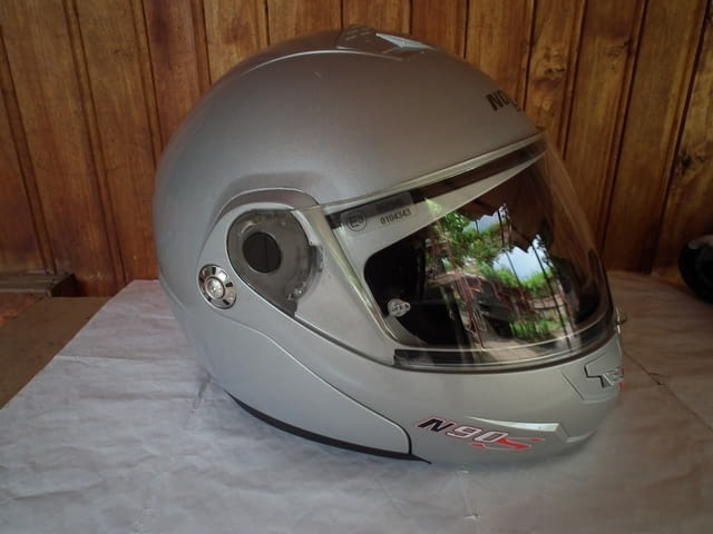 Nolan N90S отварящ се с тъмни очила мото шлем каска - град Левски | Други - снимка 2