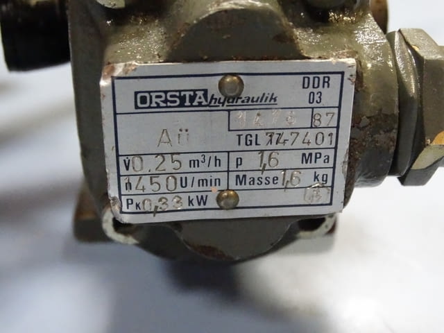 Помпа хидравлична ORSTA TGL-747401 Машиностроене, На дребно - град Пловдив | Промишлено Оборудване - снимка 3