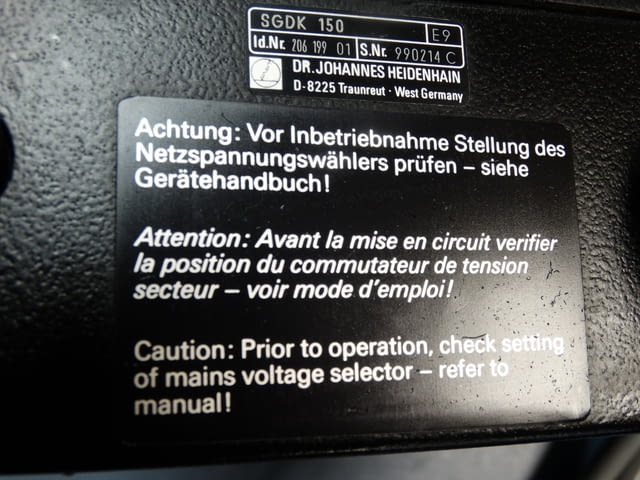 Контролер Heidenhain SGDK-150 - град Пловдив | Машини / Съоръжения - снимка 7