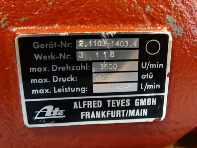 Хидравлична помпа ATE Тежка промишленост, На дребно - град Пловдив | Промишлено Оборудване - снимка 7