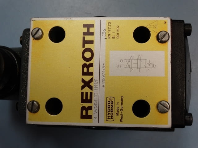 Хидравличен ръчен разпределител Rexroth 4 WMM 10 H11/F, град Пловдив | Промишлено Оборудване - снимка 6