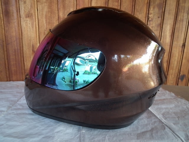 Рисуван мото шлем (аерография) каска - град Левски | Други - снимка 4