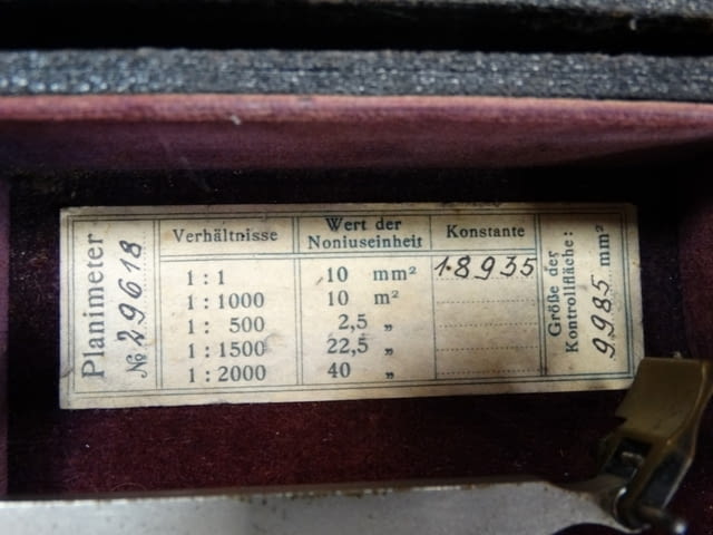 Ретро планиметър немски Строителство, На дребно - град Пловдив | Промишлено Оборудване - снимка 4