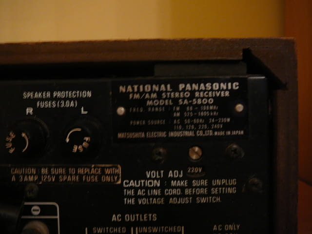 National panasonic sa-5800 - град Пазарджик | Ресийвъри / Усилватели - снимка 6