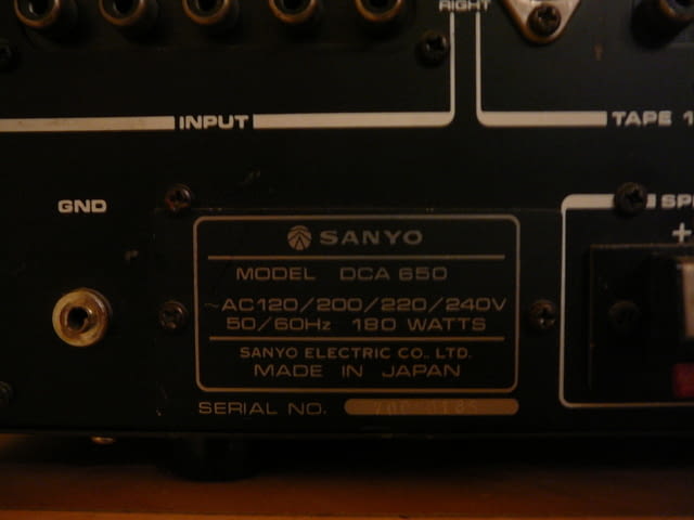 Sanyo dca-650 - град Пазарджик | Ресийвъри / Усилватели - снимка 7