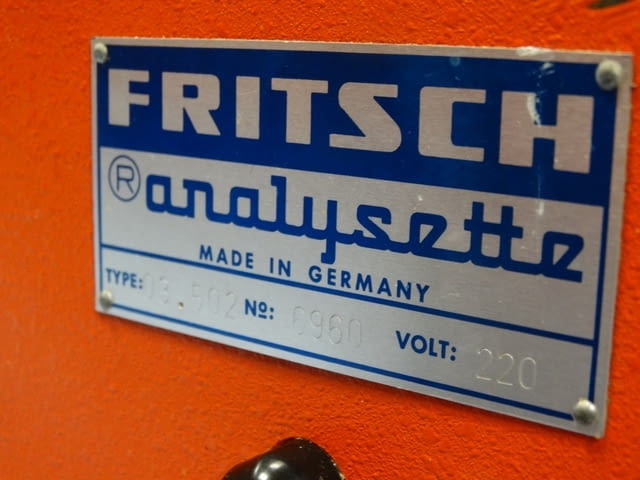 Лабораторен Уред FRITSCH Analysette Химическа промишленост, На дребно - град Пловдив | Промишлено Оборудване - снимка 7