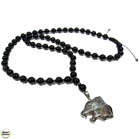 Мъжки гердан от естествени камъни Оникс и Хематит - DM-1080, град София | Колиета / Синджири / Медальони - снимка 4