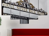 Декоративно пано за стена от 5 части - Ливърпул - Портата Бил Шенкли на Анфийлд - HD-1892