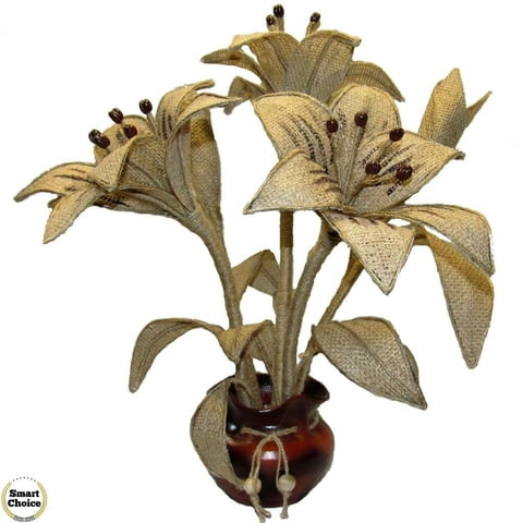 Сувенир - Ръчно изработено цвете Лилиум. Модел DM-9050, град София | Декупаж - снимка 1