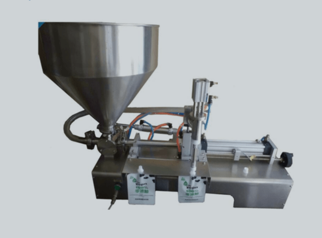 Полуавтоматична дойпак пакетираща машина за пастообразни продукти