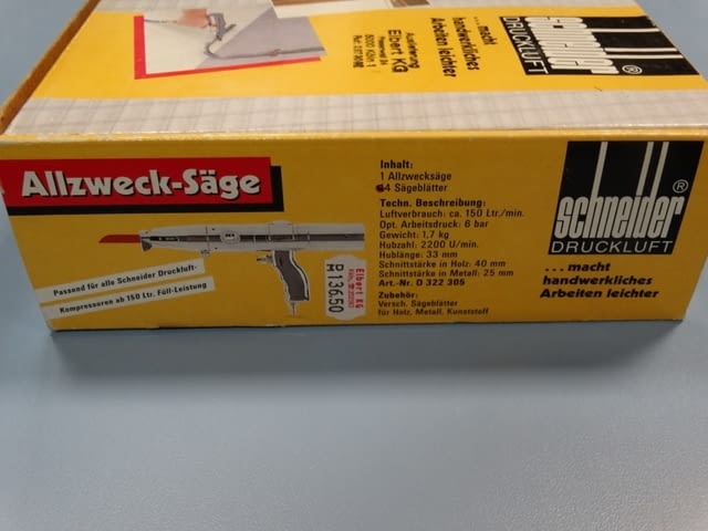 Пневматичен трион Schneider D322 305 Металургия, На дребно - град Пловдив | Промишлено Оборудване - снимка 2