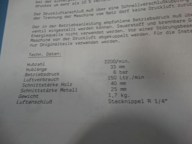 Пневматичен трион Schneider D322 305 Металургия, На дребно - град Пловдив | Промишлено Оборудване - снимка 10
