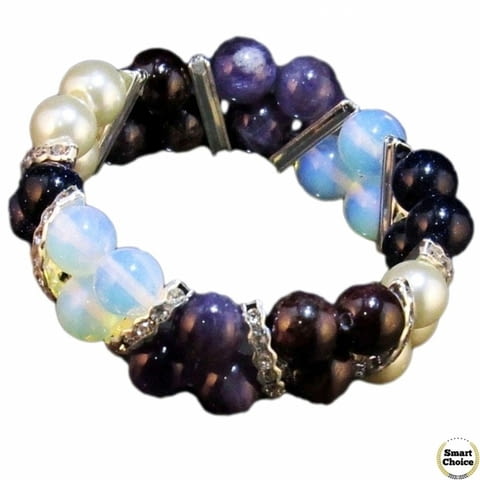 Дамска двойна гривна от естествени камъни - DM-2216, city of Sofia | Jewelry - снимка 2