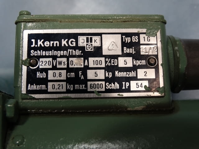 Хидравличен клапан J.KERN KG GS1G Лека промишленост, На дребно - град Пловдив | Промишлено Оборудване - снимка 6