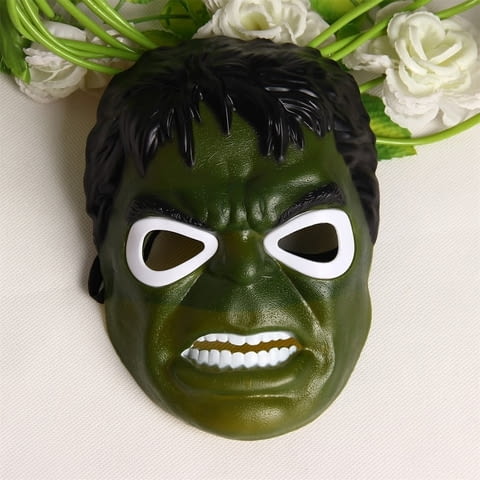 Хълк Hulk маска Led светлини нова Marvel герой зелен и силен, city of Radomir - снимка 3
