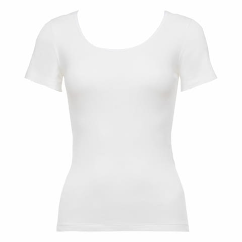 Playtex S, M, L, XL черна, бяла дамска 97% памучна тениска с къс ръкав дамски памучни блузи къси ръкави - снимка 7