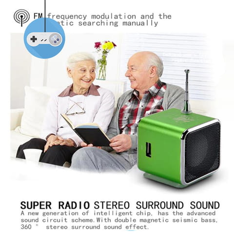 Мини високоговорител с вградено радио и МР3 плейър, city of Sofia | Players & Projectors - снимка 4