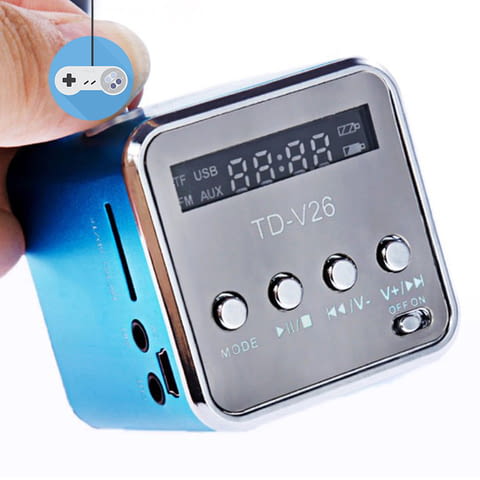 Мини високоговорител с вградено радио и МР3 плейър, city of Sofia | Players & Projectors - снимка 6