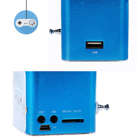 Мини високоговорител с вградено радио и МР3 плейър, city of Sofia | Players & Projectors - снимка 8