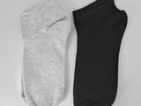 Черни, светлосиви къси памучни дамски чорапи женски чорап до глезена памучен чорап Пентаграм