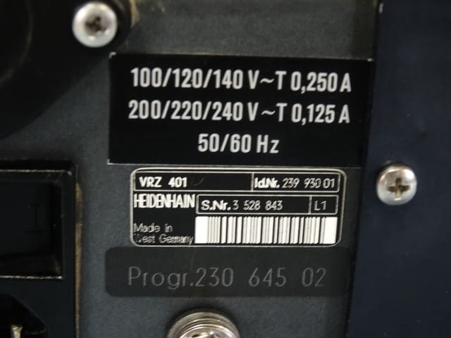 Цифрова индикация HEIDENHAIN VRZ 401 Машиностроене, На дребно - град Пловдив | Промишлено Оборудване - снимка 5