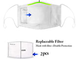Защитна маска + 2бр. филтри с активен въглен