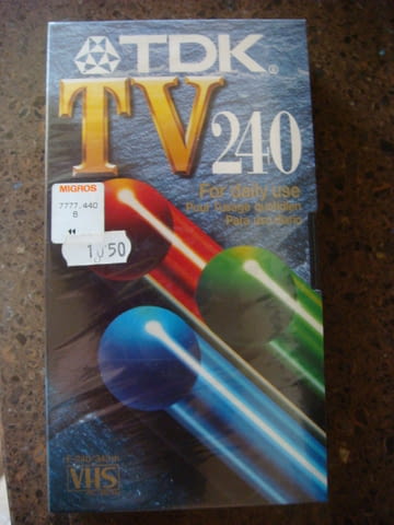 Продавам VHS касета TDK TV240 - град София | Части / Аксесоари - снимка 1