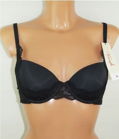 Triumph 70B, 75B, 70C, 75C, 80C, 85C, 70D, 75D, 80D черен сутиен без подплънки черни сутиени Триумф - снимка 2